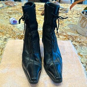 Stuart Weitzman Black Ankle Boots